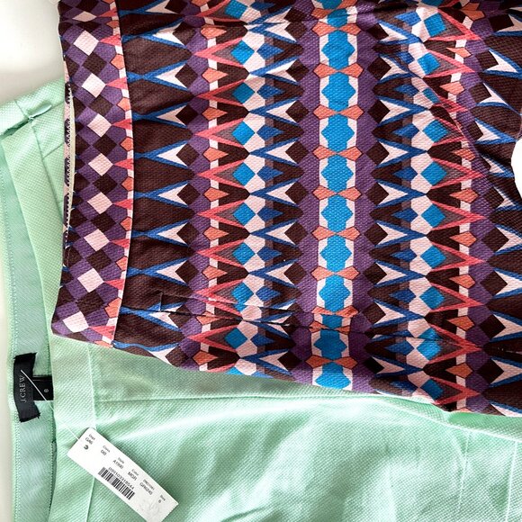 NWT J Crew High Rise Pleated Short Bundle - Size 6 - Picture 4 of 14